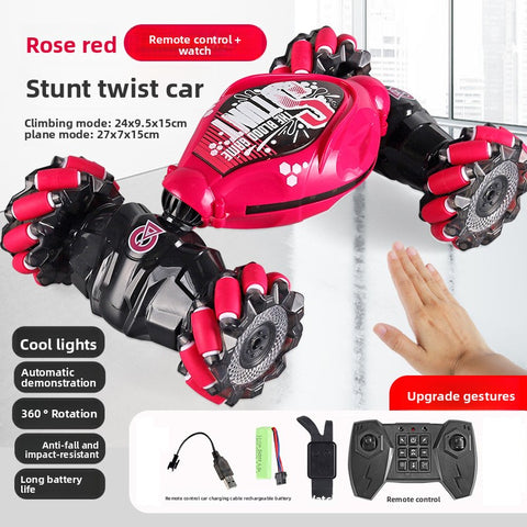 Remote Control 1:14 Scale Off Road RC Car with Lights Music Stunts Gesture Sensing