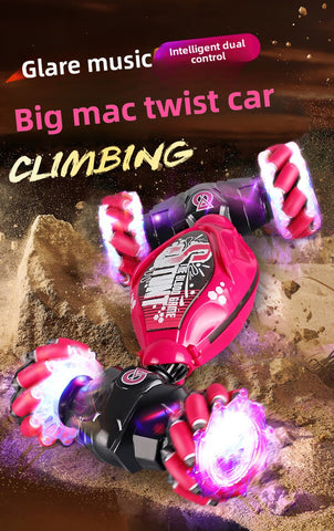 Remote Control 1:14 Scale Off Road RC Car with Lights Music Stunts Gesture Sensing