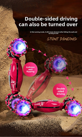 Remote Control 1:14 Scale Off Road RC Car with Lights Music Stunts Gesture Sensing