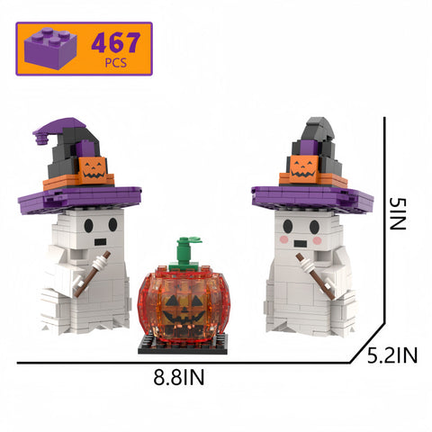 Halloween Gift Sound Light Brick Toy Compatible Lego Party Ghost