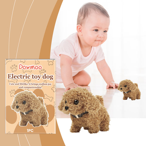 Dowmoo Electric Dog Toy Creative Cartoon Design Plush Soft Comfortable Experience Fun Toy Dog