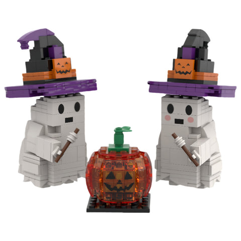 Halloween Gift Sound Light Brick Toy Compatible Lego Party Ghost