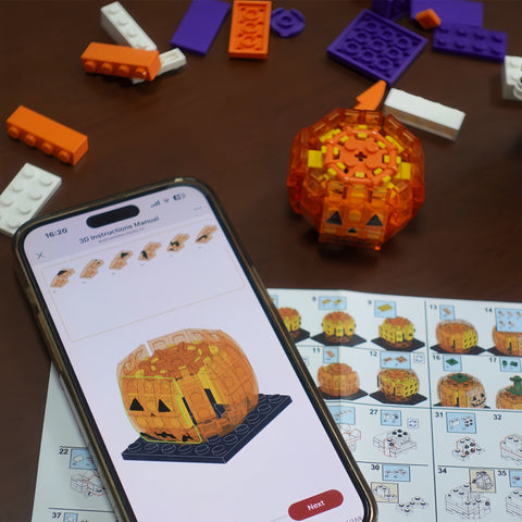 Halloween Gift Sound Light Brick Toy Compatible Lego Party Ghost