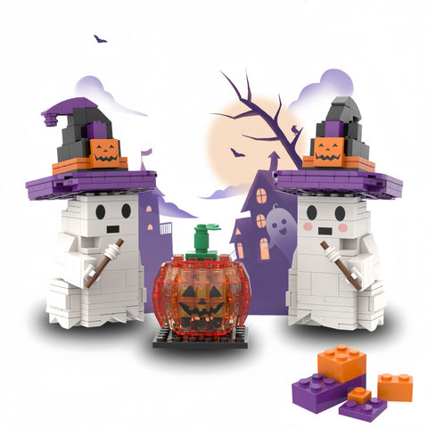 Halloween Gift Sound Light Brick Toy Compatible Lego Party Ghost