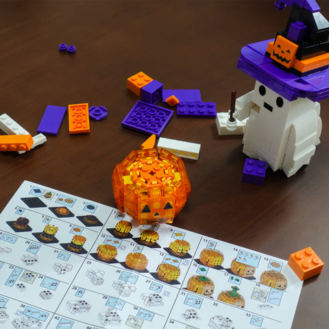 Halloween Gift Sound Light Brick Toy Compatible Lego Party Ghost