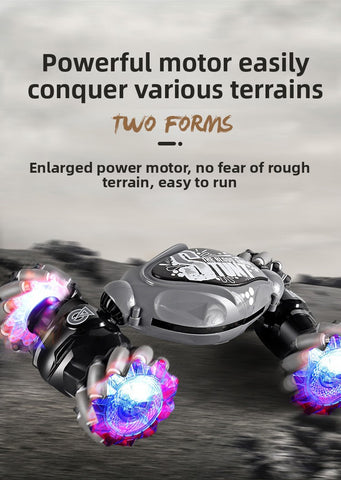 Remote Control 1:14 Scale Off Road RC Car with Lights Music Stunts Gesture Sensing