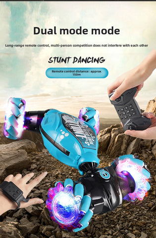 Remote Control 1:14 Scale Off Road RC Car with Lights Music Stunts Gesture Sensing