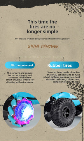 Remote Control 1:14 Scale Off Road RC Car with Lights Music Stunts Gesture Sensing