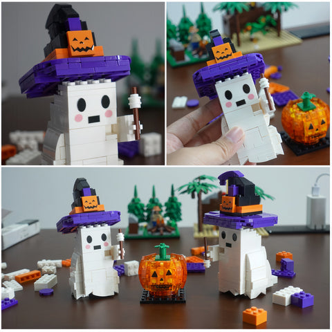 Halloween Gift Sound Light Brick Toy Compatible Lego Party Ghost