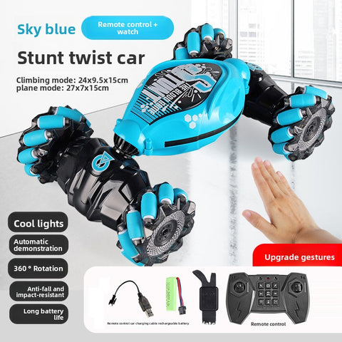 Remote Control 1:14 Scale Off Road RC Car with Lights Music Stunts Gesture Sensing