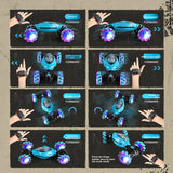 Remote Control 1:14 Scale Off Road RC Car with Lights Music Stunts Gesture Sensing
