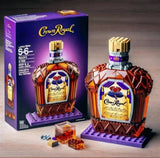 Building Blocks Whiskey Bottle High-end Simulation Liquor Bottle Ornament Set Advanced Wine Bottle Culture Building Blocks Creative Building Blocks
